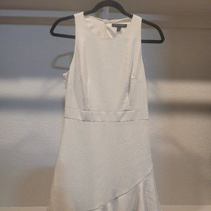 White Polka Dot Work Dress